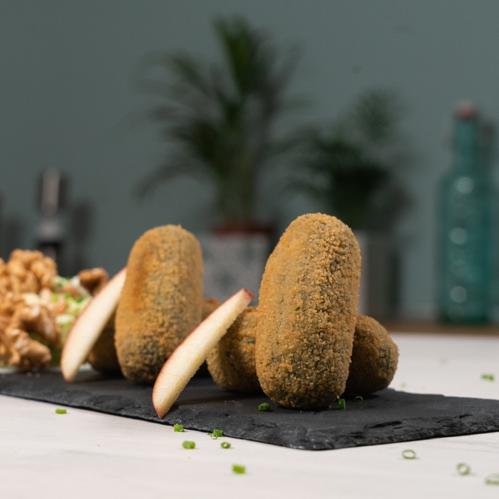 Spinach Croquettes with Waldorf