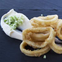 Andalusian Style Ring Rings with Apple Aioli